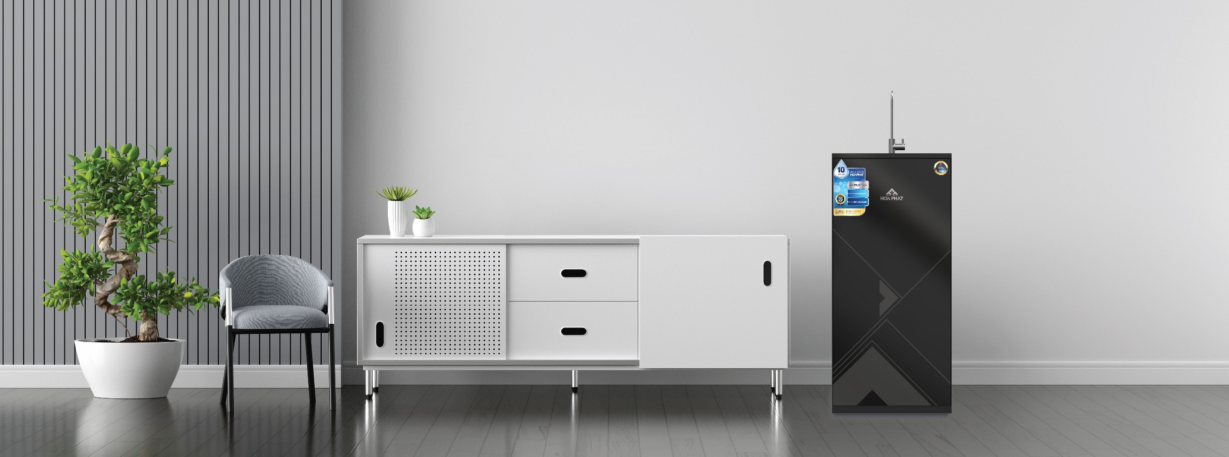 Máy lọc nước RO tủ đứng Hòa Phát HWR1A1022/HWR1B1022 - hình ảnh sản phẩm chi tiết