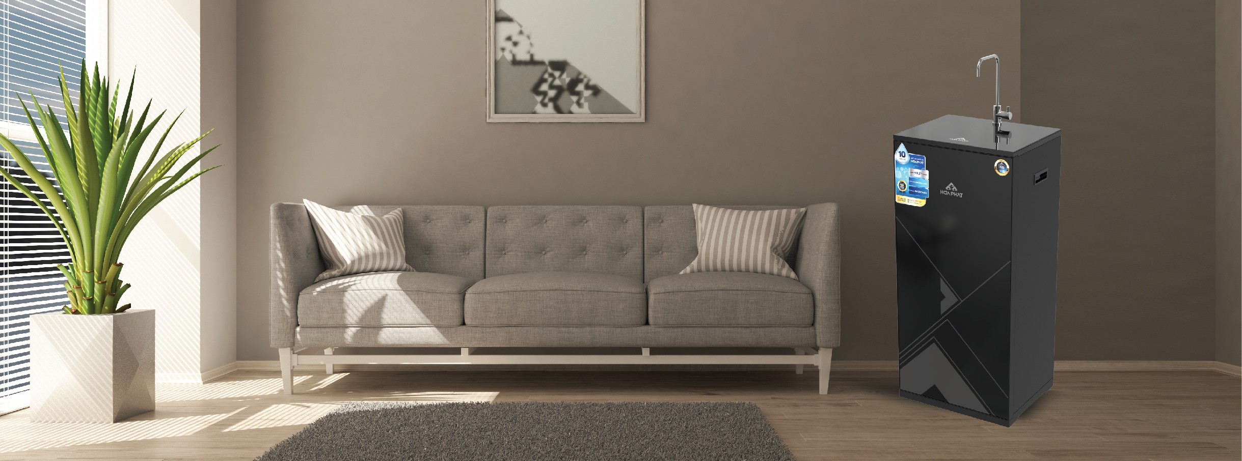 Máy lọc nước RO tủ đứng Hòa Phát HWR1A1022/HWR1B1022 - hình ảnh sản phẩm chi tiết