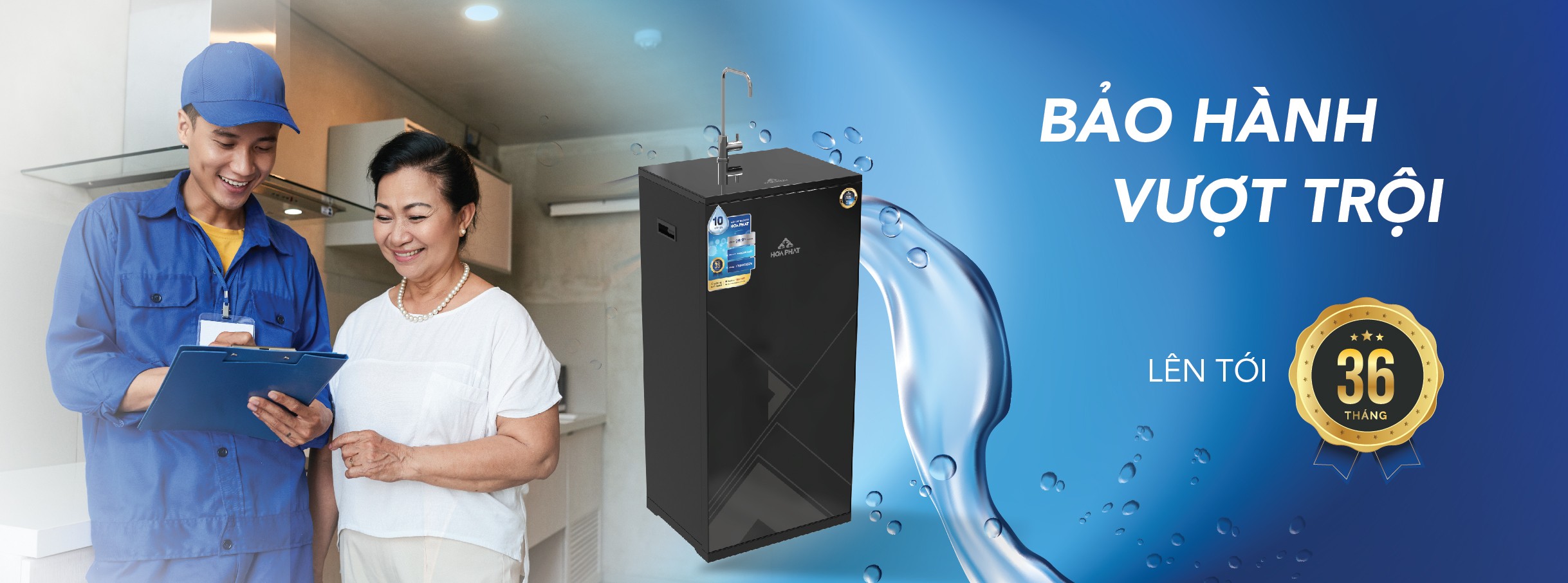 Máy lọc nước RO tủ đứng Hòa Phát HWR1A1022/HWR1B1022 - hình ảnh sản phẩm chi tiết