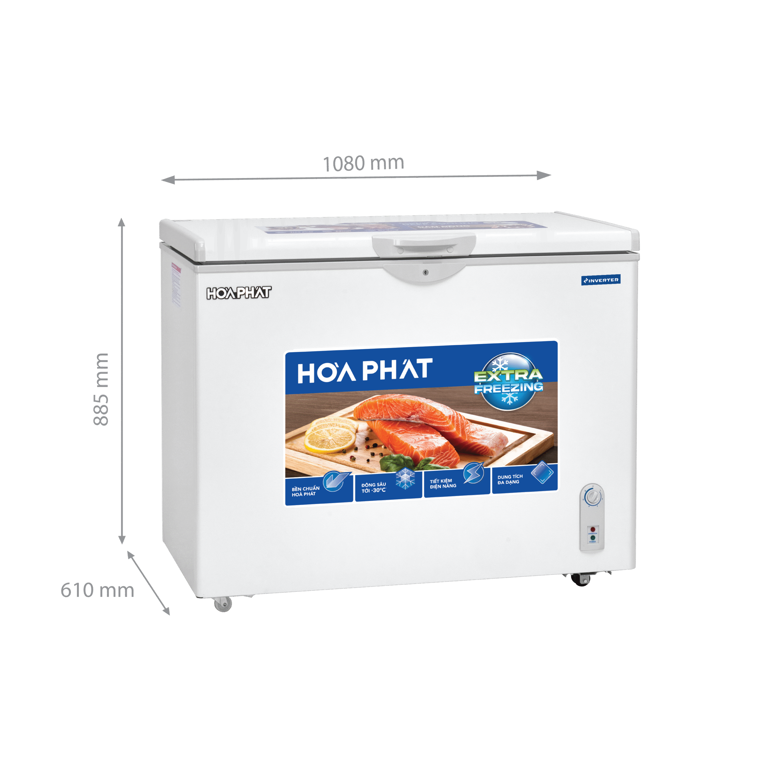 Tủ đông Hòa Phát Inverter HPF AD8252 252 lít
